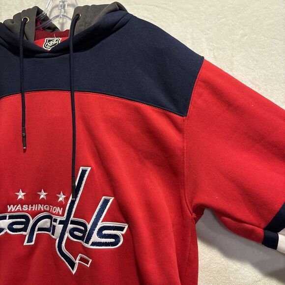 Washington Capitals Backstrom #19 Old Time Hockey Hoodie Jersey Men's Size Large - Picture 4 of 15